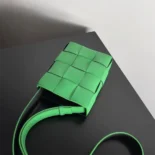 Bottega Veneta Unisex Mini Cassette Cross-Body Bag-Green 729298VBWD33724