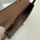 Celine Women Medium Celine Lola Bag in Triomphe Canvas and Calfskin