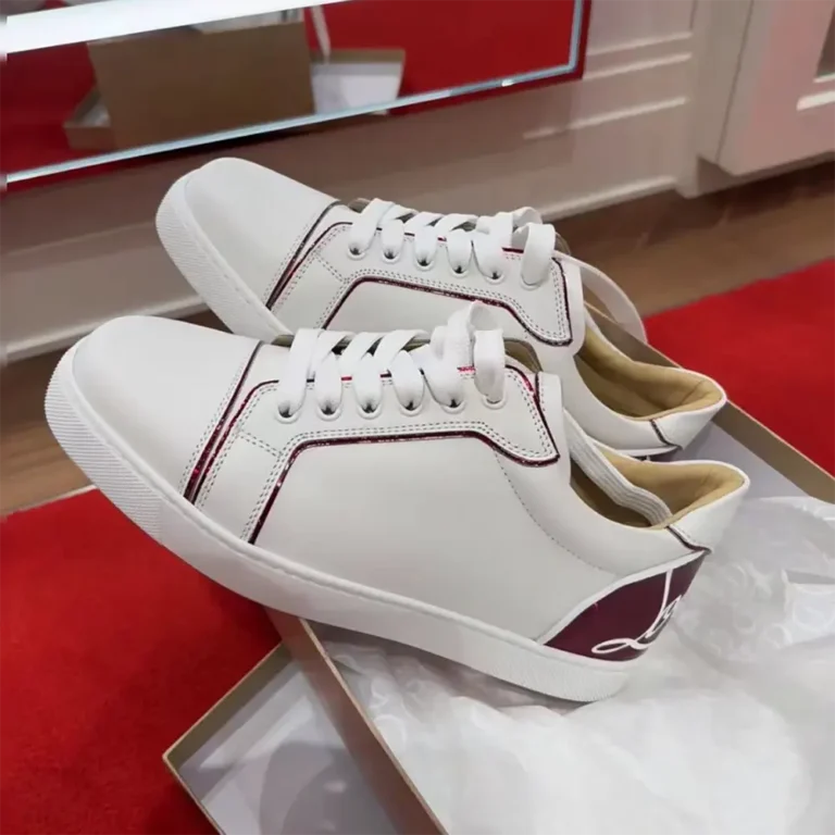 Christian Louboutin Unisex Fun Vieira Sneakers in Calf Leather 1221327Q647