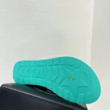 Dior Women Diorsea Thong Sandal Aquamarina Leather-Effect Fabric KCQ870FLB