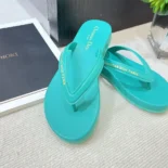 Dior Women Diorsea Thong Sandal Aquamarina Leather-Effect Fabric KCQ870FLB