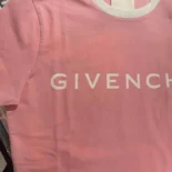 Givenchy Women Archetype Slim Fit T-shirt in Cotton-PinkWhite