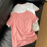 Givenchy Women Archetype Slim Fit T-shirt in Cotton-PinkWhite