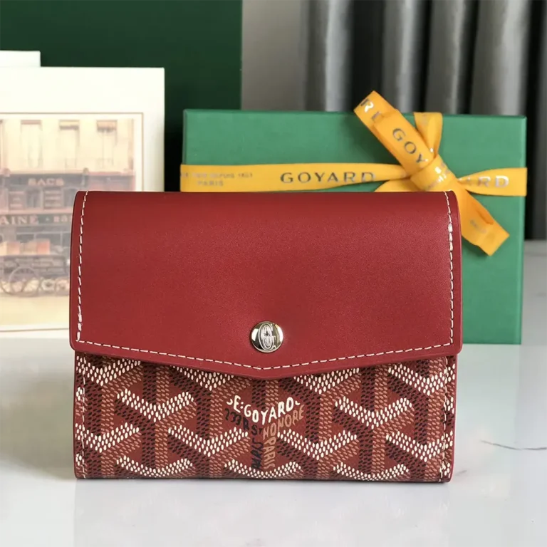 Goyard Unisex Saint Gabrie Wallet-Red STGABRPMLTY02CL02P
