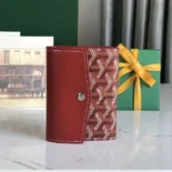 Goyard Unisex Saint Gabrie Wallet-Red STGABRPMLTY02CL02P