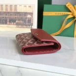Goyard Unisex Saint Gabrie Wallet-Red STGABRPMLTY02CL02P