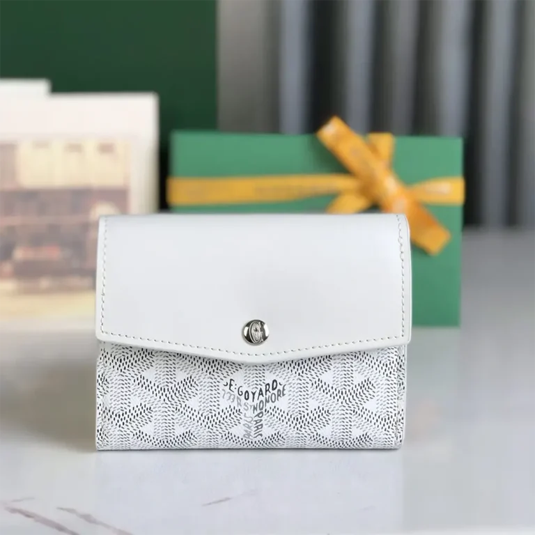 Goyard Unisex Saint Gabrie Wallet-White STGABRPMLTY50CL50P