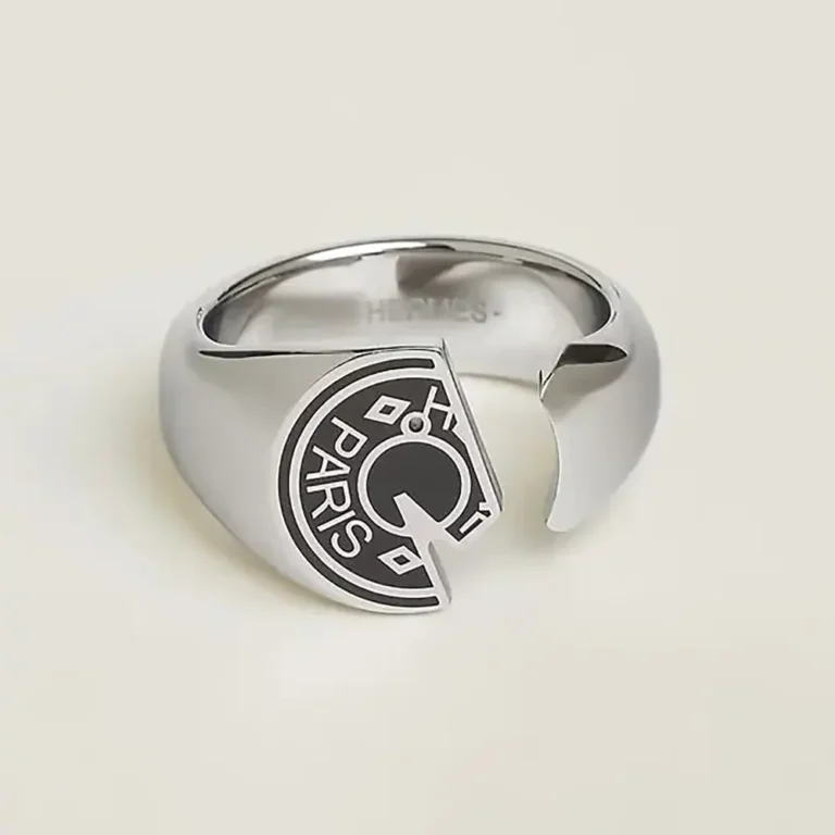 Hermes Unisex Carrousel Ring H077326FJ0358