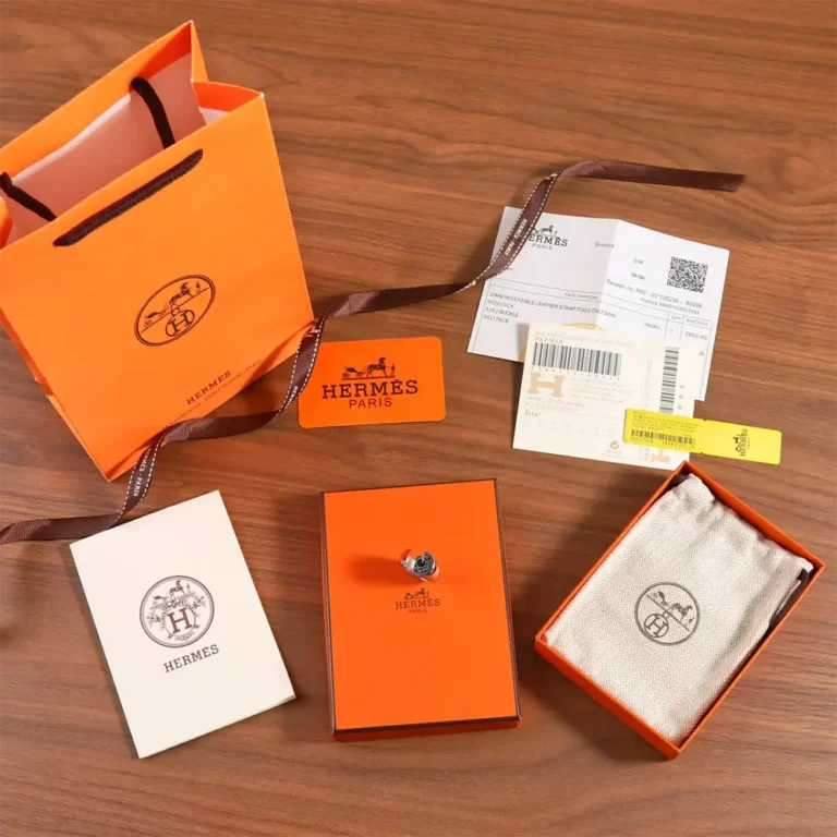 Hermes Unisex Carrousel Ring H077326FJ0358
