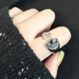 Hermes Unisex Carrousel Ring H077326FJ0358