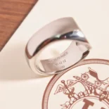 Hermes Unisex Carrousel Ring H077326FJ0358