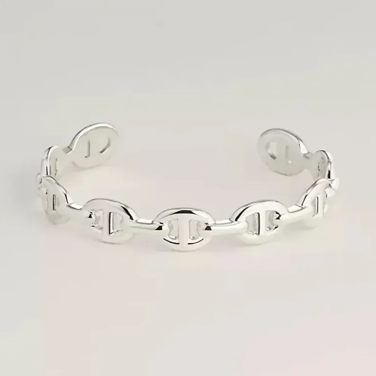 Hermes Unisex Chaine D Ancre Enchainee Bracelet Small Model