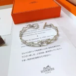 Hermes Unisex Chaine D Ancre Enchainee Bracelet Small Model