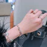 Hermes Unisex Chaine D Ancre Enchainee Bracelet Small Model