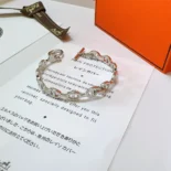 Hermes Unisex Chaine D Ancre Enchainee Bracelet Small Model