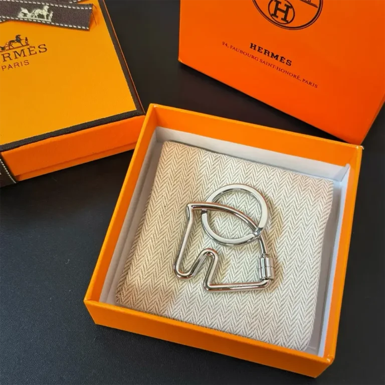 Hermes Unisex Cheva Key Ring H077216FJ00