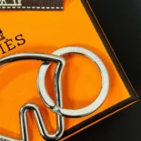 Hermes Unisex Cheva Key Ring H077216FJ00