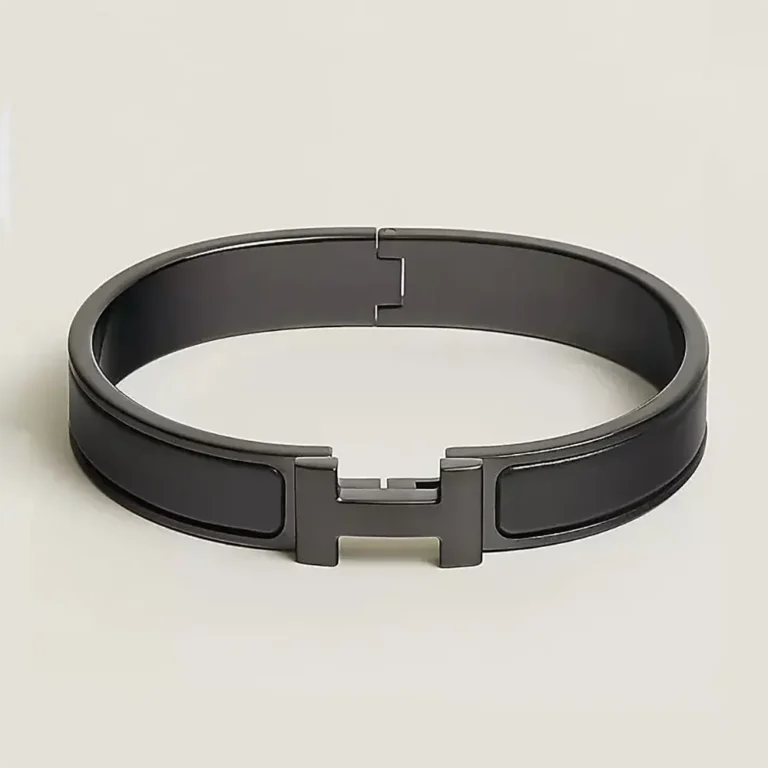 Hermes Unisex Clic HH So Black Bracelet H703203FK01T5