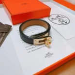 Hermes Unisex Kelly Double Tour Bracelet H011114CC89T2