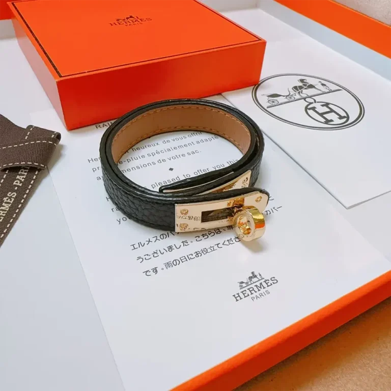 Hermes Unisex Kelly Double Tour Bracelet H011114CC89T2