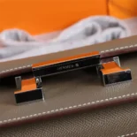 Hermes Women Constance 19 Bag Epsom Leather-Grey/Silver
