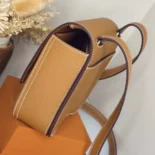 Hermes Women Della Cavalleria Mini Bag Epsom Leather-BrownSilver