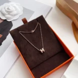 Hermes Women Mini Pop H Pendant-Gray H147992F 55