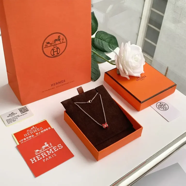 Hermes Women Mini Pop H Pendant-Red H147992F B7