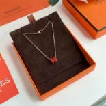 Hermes Women Mini Pop H Pendant-Red H147992F B7