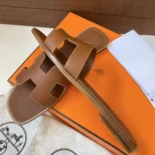 Hermes Women Oran Sandal-Brown H021056Z