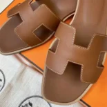 Hermes Women Oran Sandal-Brown H021056Z