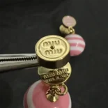 Miu Miu Women Metal and Pearl Earrings 5IO1102F79F0011