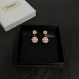 Miu Miu Women Metal and Pearl Earrings 5IO1102F79F0011