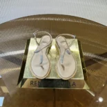 Rene Caovilla Women Serpente Nude Thong Sandal 10 C12048010R001V104