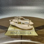 Rene Caovilla Women Serpente Nude Thong Sandal 10 C12048010R001V104