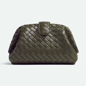 Bottega Veneta Women Teen Lauren 1980 With Chain-Kaki 785807V40Z13387