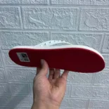 Christian Louboutin Men Loubi Donna Spike Red Sole Flip Flops-White