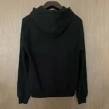 Dior Men CD Icon Hooded Sweatshirt Black Cotton Fleece