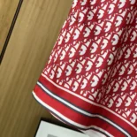 Dior Men Oblique Bermuda Shorts in Silk Twill