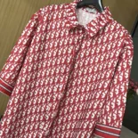 Dior Men Oblique Short-Sleeved Shirt in Silk Twill