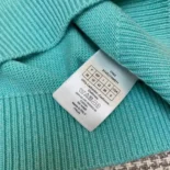 Dior Women Dioriviera Short-Sleeved Sweater Aquamarina Cashmere Knit
