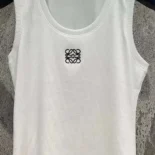Loewe Women Anagram Tank Top in Cotton-White S359Y23X84