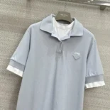 Prada Women Piqué and Jersey Dress 33595144LF0M10SOOO