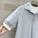 Prada Women Piqué and Jersey Dress 33595144LF0M10SOOO