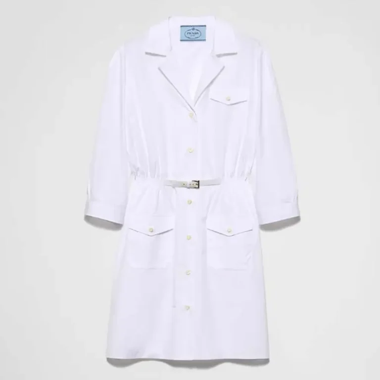 Prada Women Poplin Mini-dress P3N15E_1XV2_F0009_S_OOO