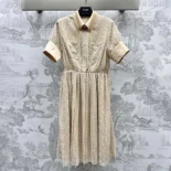 Prada Women Printed Georgette Dress P3L82_14JB_F0304_S_OOO