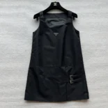 Prada Women Sleeveless Re-Nylon Dress 230715_1WQ8_F0002_S_OOO