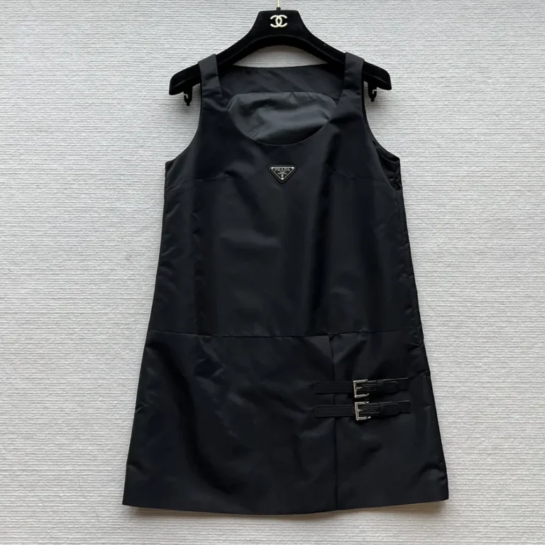 Prada Women Sleeveless Re-Nylon Dress 230715_1WQ8_F0002_S_OOO