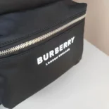 Burberry Men Logo Print ECONYL Backpack-Black 80634951