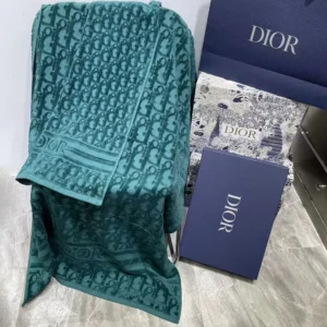 Dior Bath Towel Dior Oblique Jacquard